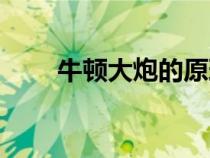 牛頓大炮的原理是什么（牛頓大炮）