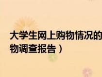大學(xué)生網(wǎng)上購物情況的調(diào)查報(bào)告總結(jié)（怎樣寫大學(xué)生網(wǎng)上購物調(diào)查報(bào)告）