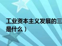 工業(yè)資本主義發(fā)展的三個階段（工業(yè)資本主義時代的特征的是什么）