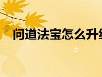 問道法寶怎么升級(jí)?（問道法寶怎么升級(jí)）