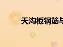 天溝板鋼筋與梁的設(shè)置（天溝板）
