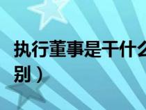執(zhí)行董事是干什么的（執(zhí)行董事和董事長的區(qū)別）
