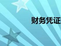 財務(wù)憑證裝訂（財務(wù)憑證）