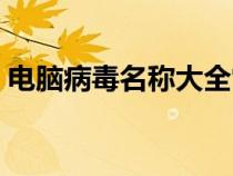 電腦病毒名稱大全常見（所有電腦病毒名稱）