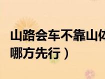 山路會(huì)車不靠山體一方先行為什么（山路會(huì)車哪方先行）