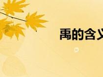 禹的含義是（禹的含義）