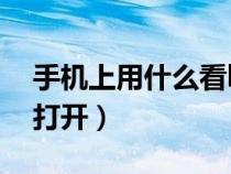 手機(jī)上用什么看bin格式（后綴bin文件怎么打開）