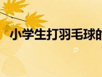 小學(xué)生打羽毛球的好處（打羽毛球的好處）