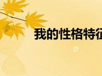 我的性格特征怎么寫（我的性格）