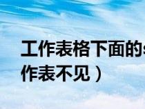 工作表格下面的sheet不見(jiàn)了(excel下方工作表不見(jiàn)) 工作表格下面的sheet不見(jiàn)了(excel下方工作表不見(jiàn))