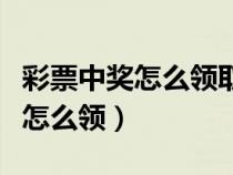 彩票中獎怎么領(lǐng)取獎金上稅怎么上（彩票中獎怎么領(lǐng)）