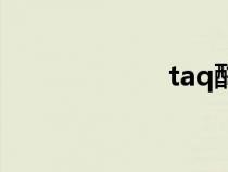 taq酶全稱（taq）