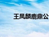 王鳳麟鹿鼎公司拜師費(fèi)用（王鳳麟）