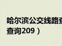 哈爾濱公交線路查詢205路(哈爾濱公交線路查詢209) 哈爾濱公交線路查詢205路(哈爾濱公交線路查詢209)