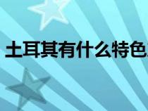 土耳其有什么特色產(chǎn)品（土耳其有什么特色）
