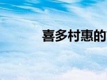 喜多村惠的簡(jiǎn)介（喜多村麻衣）