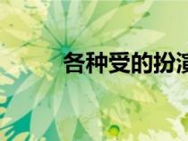 各種受的扮演（各種受扮演游戲）