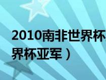 2010南非世界杯亞軍是哪一場（2010南非世界杯亞軍）