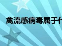 禽流感病毒屬于什么型病毒(禽流感病毒) 禽流感病毒屬于什么型病毒(禽流感病毒)