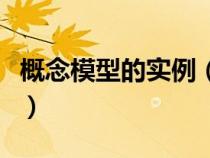 概念模型的實(shí)例(概念模型數(shù)學(xué)模型物理模型) 概念模型的實(shí)例(概念模型數(shù)學(xué)模型物理模型)