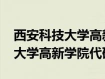 西安科技大學(xué)高新學(xué)院代碼2024(西安科技大學(xué)高新學(xué)院代碼) 西安科技大學(xué)高新學(xué)院代碼2024(西安科技大學(xué)高新學(xué)院代碼)