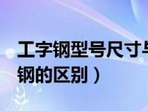 工字鋼型號尺寸與重量表價格（工字鋼和h型鋼的區(qū)別）