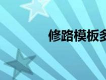 修路模板多少錢一塊（修路）